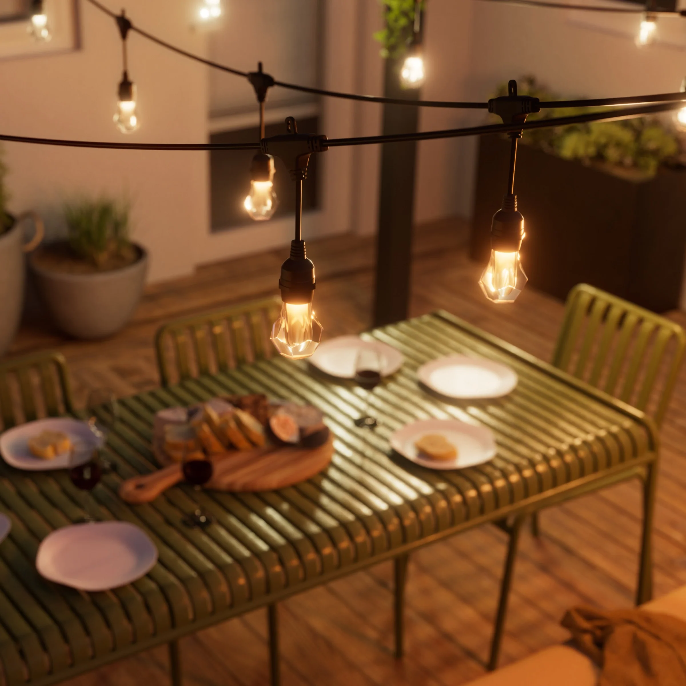 Matter Smart Multicolor Outdoor String Lights Expansion Pack 49ft (15m) - Image 4
