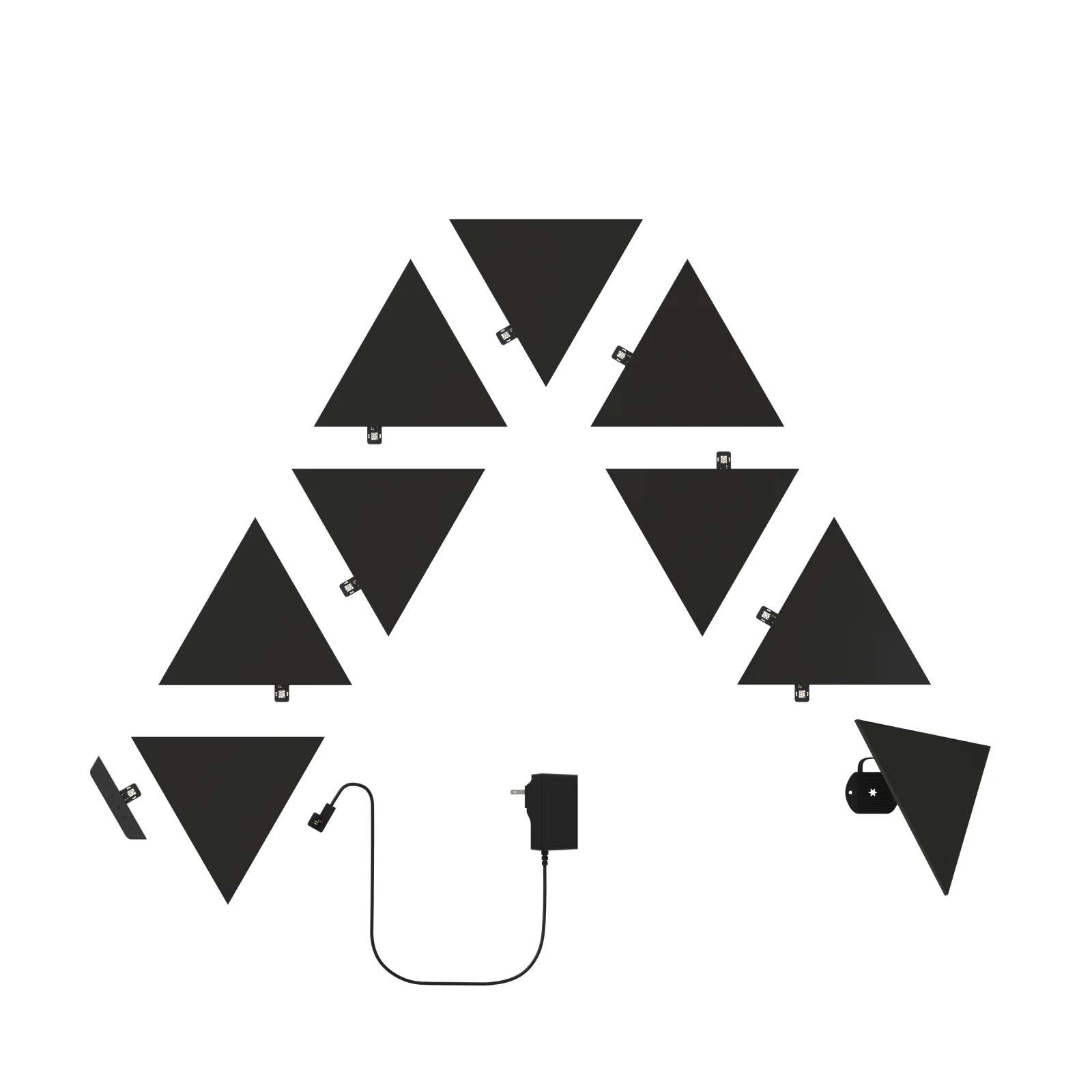 Shapes Limited Edition Ultra Black Triangles Starter Kit (9 Panels) - Image 6