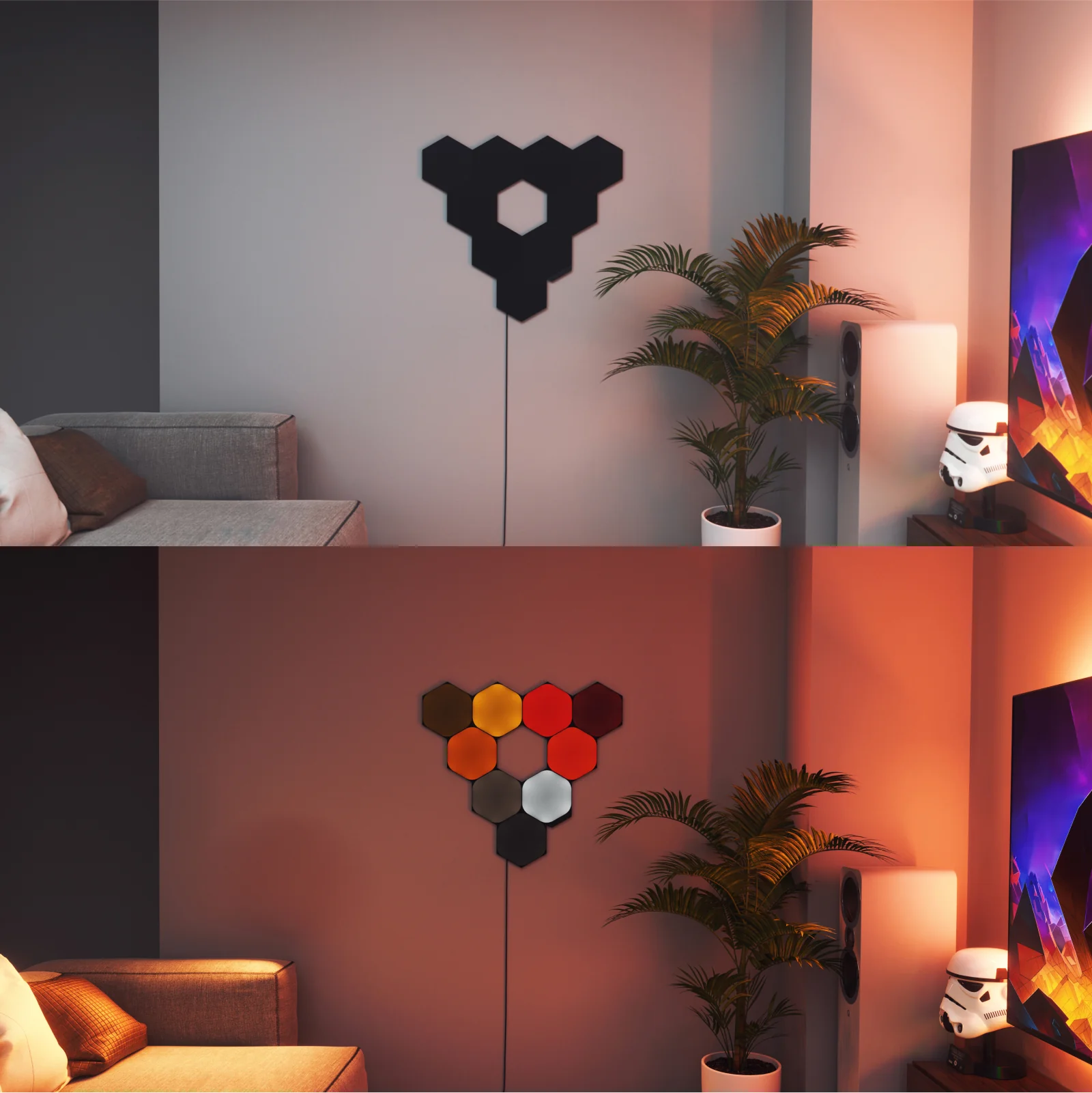 Shapes Limited Edition Ultra Black Hexagons Starter Kit (9 Panels) - Image 3